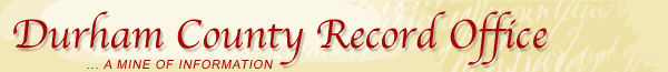 Durham County Record Office - A Mine of Information